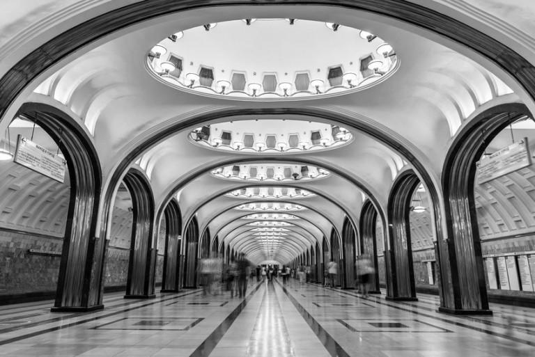 Mosca, stazione metro Majakovskaja | © Leonid Andronov